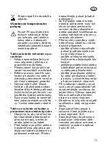 Preview for 73 page of CARAMBA CP-WDE 1511 P Translation Of The Original Instructions For Use