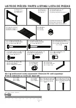 Preview for 5 page of caramia furniture BELGIAN CONVERTIBLE CRIB Assembly Instructions Manual