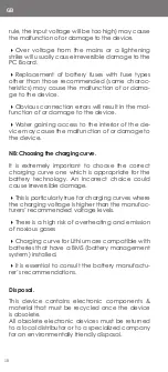 Preview for 18 page of Carbest 800801 Operating And Users Manual