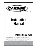 Preview for 1 page of Carbine PLUS-4900 Installation Manual