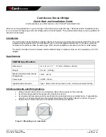 Preview for 3 page of CardAccess ZGB10A Quick Start Installation Manual