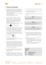 Preview for 7 page of Cardioline xr100+ User Manual