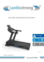 CARDIOSTRONG CCST-TX50-3 Assembly And Operating Instructions Manual preview