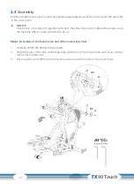 Preview for 14 page of CARDIOSTRONG CST-FX90-T Assembly And Operating Instructions Manual