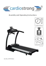 CARDIOSTRONG TX-50 Assembly And Operating Instructions Manual preview