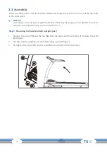 Preview for 14 page of CARDIOSTRONG TX-50 Assembly And Operating Instructions Manual