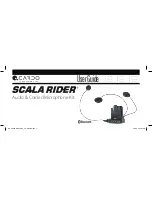 Cardo Systems Scaala Rider User Manual preview