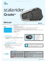 Cardo Systems scala rider Q-solo Manual preview