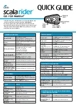 Preview for 1 page of Cardo Systems scala rider Q3 Quick Manual