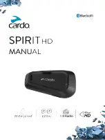 Preview for 1 page of Cardo Systems Spirit HD Manual