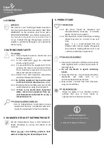 Preview for 2 page of Care & Independence COMFORT VALUE CVSC/ATT User Manual