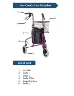 Preview for 2 page of CareCo Kona Owner'S Handbook Manual