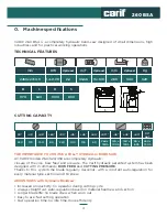 Preview for 4 page of CARIF 260 BSA Instruction Manual