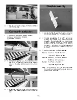 Preview for 15 page of Carl Goldberg Products Hot Stik ARF Instructions Manual