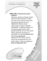 Preview for 1 page of CARLO GAVAZZI WM22-DIN Manual