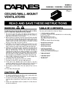 CARNES VCDD040C Instructions preview