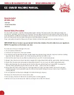 Preview for 2 page of Carnival King 382ICS250 User Manual