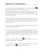 Preview for 8 page of Caro VISION II Operating Instructions Manual