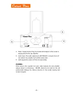 Preview for 8 page of Carot One AUGUSTOLO-TUBE User Manual