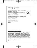 Preview for 58 page of Carrera Sinus Ultra Instructions For Use And Guarantee