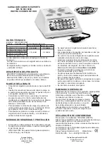 Preview for 4 page of Carson EXPERT CHARGER 6 Operation Instructions