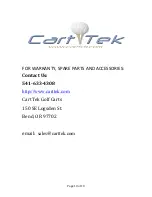 Preview for 10 page of Cart-Tek GRi-1000Li User Manual