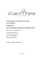 Preview for 25 page of Cart-Tek GRX-1250Li User Manual