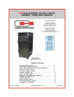 Preview for 1 page of CARTER-HOFFMANN Logix6 HWC10J1XM Owner'S And Operator'S Manual