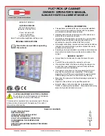 Preview for 1 page of CARTER-HOFFMANN PUCA-14SAO Owner'S/Operator'S Manual