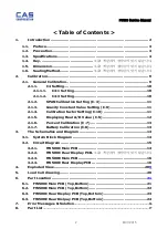 Preview for 2 page of CAS FW500 Service Manual