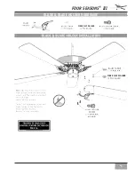 Preview for 7 page of Casablanca FOUR SEASONS III Instructions Manual