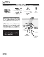 Preview for 6 page of Casablanca Isotope C30G45H Owner'S Manual