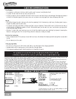 Preview for 16 page of Casablanca Isotope C30G45H Owner'S Manual