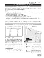 Preview for 3 page of Casablanca Seacoast Owner'S Manual