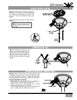 Preview for 5 page of Casablanca UTOPIAN Instructions Manual