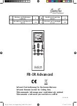 Preview for 1 page of CasaFan FB-IR Advanced Mounting And Operating Manual