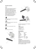 Preview for 2 page of Casals B500E Instruction Manual