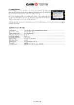 Preview for 20 page of CashTester BC 242 SD Manual