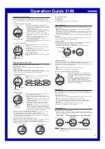 Preview for 4 page of Casio 3166 Operation Manual