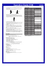 Preview for 5 page of Casio 3166 Operation Manual