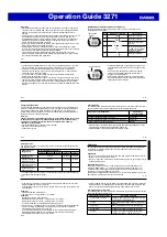 Preview for 5 page of Casio 3271 Operation Manual