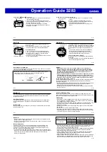 Preview for 4 page of Casio 3283 Operation Manual