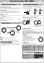 Casio 4323 Operation Manual preview