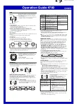 Preview for 3 page of Casio 4700 Operation Manual