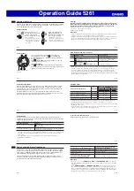 Preview for 2 page of Casio 5261 Operation Manual