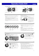 Preview for 3 page of Casio 5261 Operation Manual