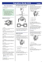 Preview for 2 page of Casio 5519 Operation Manual