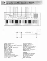 Preview for 4 page of Casio Casiotone 1000P Operation Manual