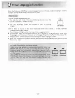 Preview for 22 page of Casio Casiotone 1000P Operation Manual