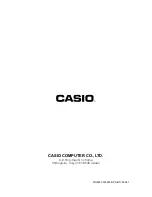 Preview for 141 page of Casio Cassiopeia E-100 User Manual